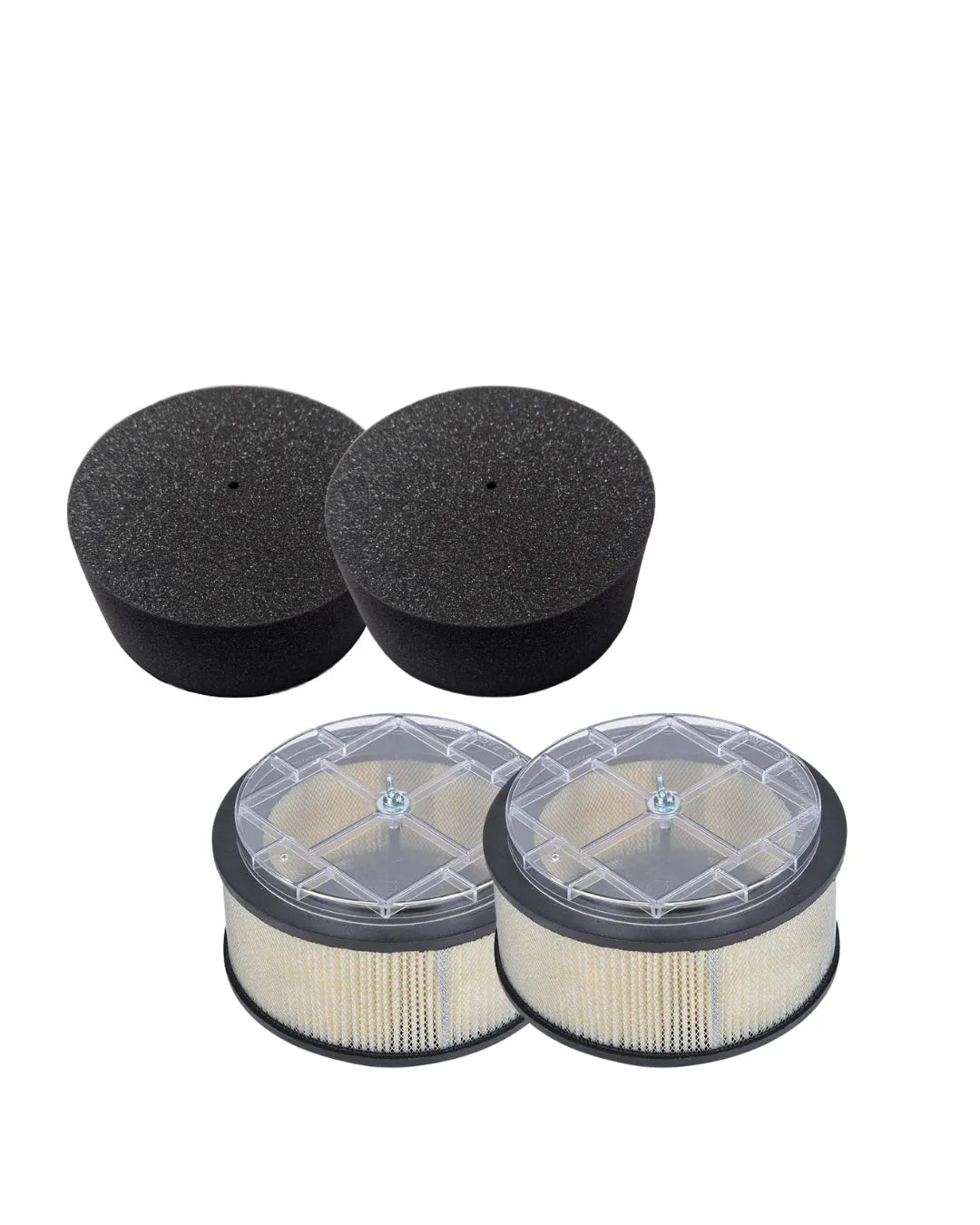 K-9 Reduce Sound for K-9 III - Two Mufflers + Two Heavy Duty Filters
